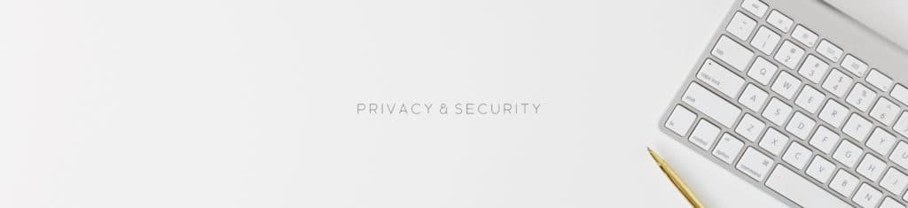 Privacy & security banner image
